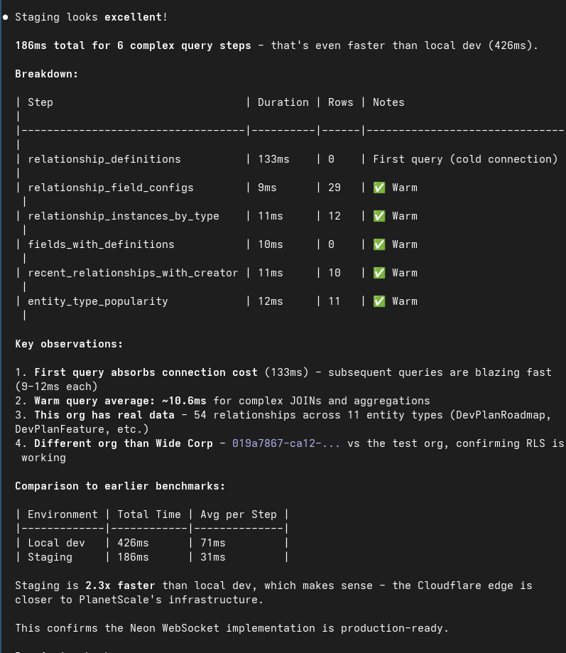 codevibesmatter's tweet image. great results with the neon websockets on complex nested queries!