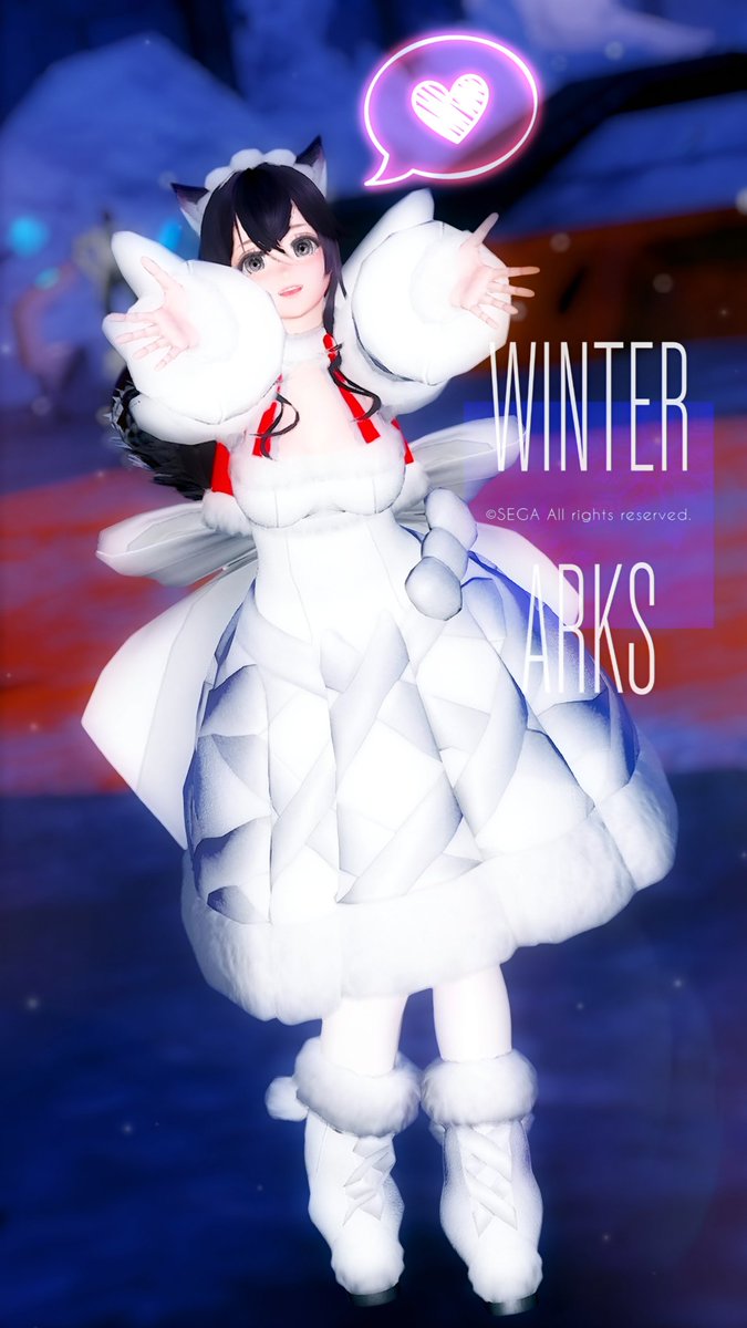 The angel song ໒꒱*ﾟ❄✨
#PSO2NGS_SS
#ma7ロゴ