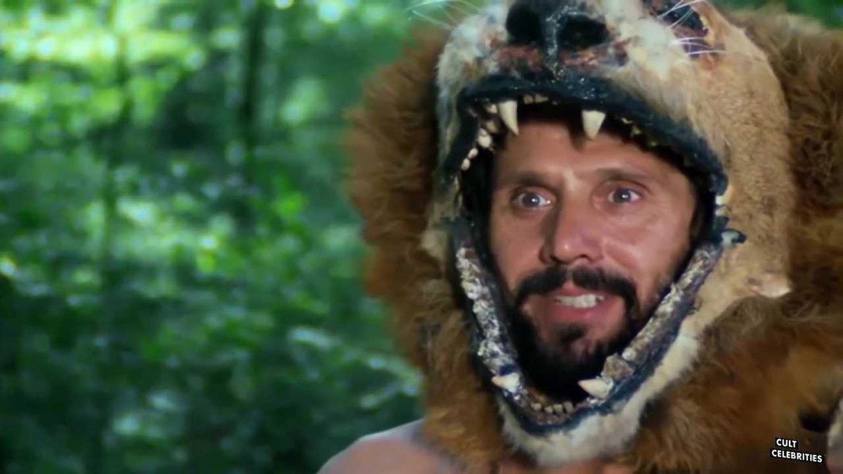IRONMASTER (1983)
A story of cavemen and the creation of the sword! This Umberto Lenzi film stars a gay pornstar and a George Eastman looking amazing in a Lion headdress. I dunno man, I just felt like spotlighting this one, it's fun, it's sleazy, it's got a little of everythin'!