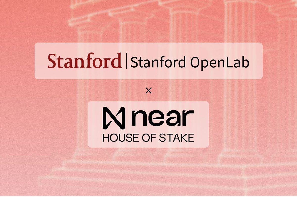 NEARProtocol's tweet image. NEAR House of Stake and @Stanford OpenLab are partnering on AI governance research.

The collaboration will leverage @NEARGovernance's House of Stake as a real-world environment for prototyping new governance mechanisms powered by intelligent agents.