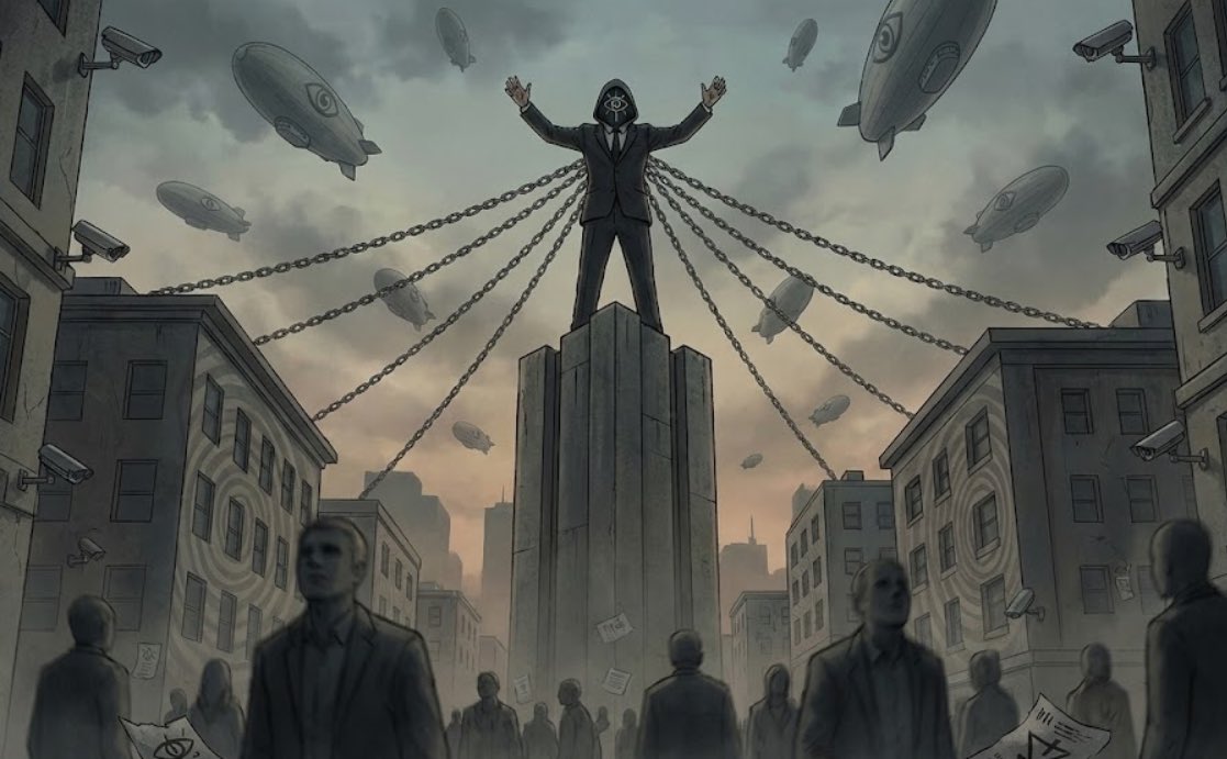 People talk about 1984 like it is distant fiction, but the book feels more familiar every year. 

Small rules, small restrictions, small losses of freedom that add up slowly.

You don’t wake up in a dystopia.
You slide into one without noticing.

$BIGBRO Is Watching You.