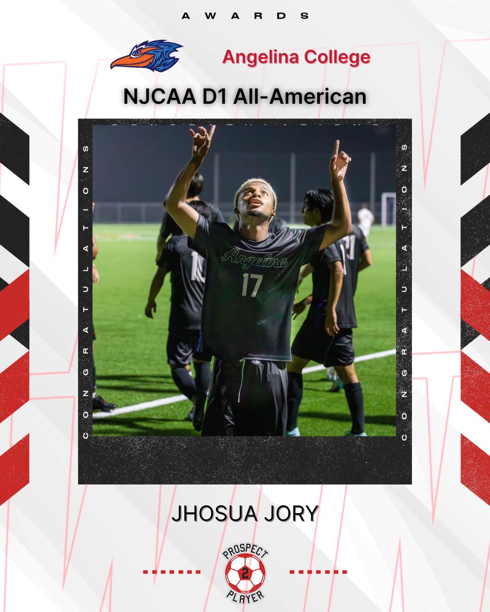 Congratulations to client Jhosua Jory on being named an NJCAA D1 All-American 🏅