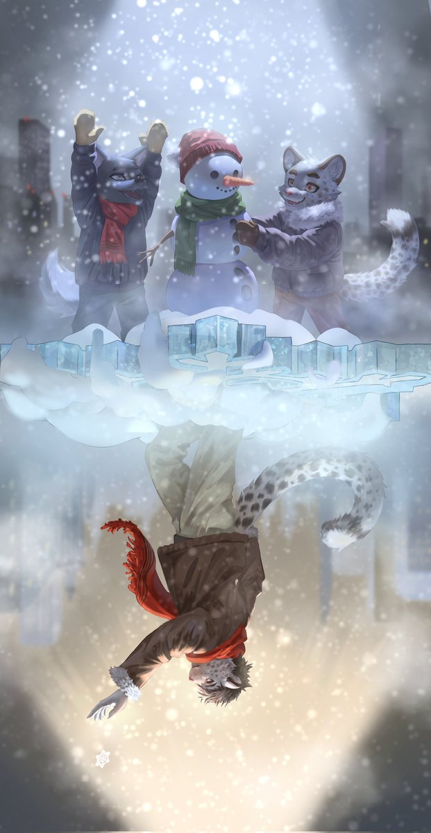 With the first snow!

#art #furry #furryartist #snow #event