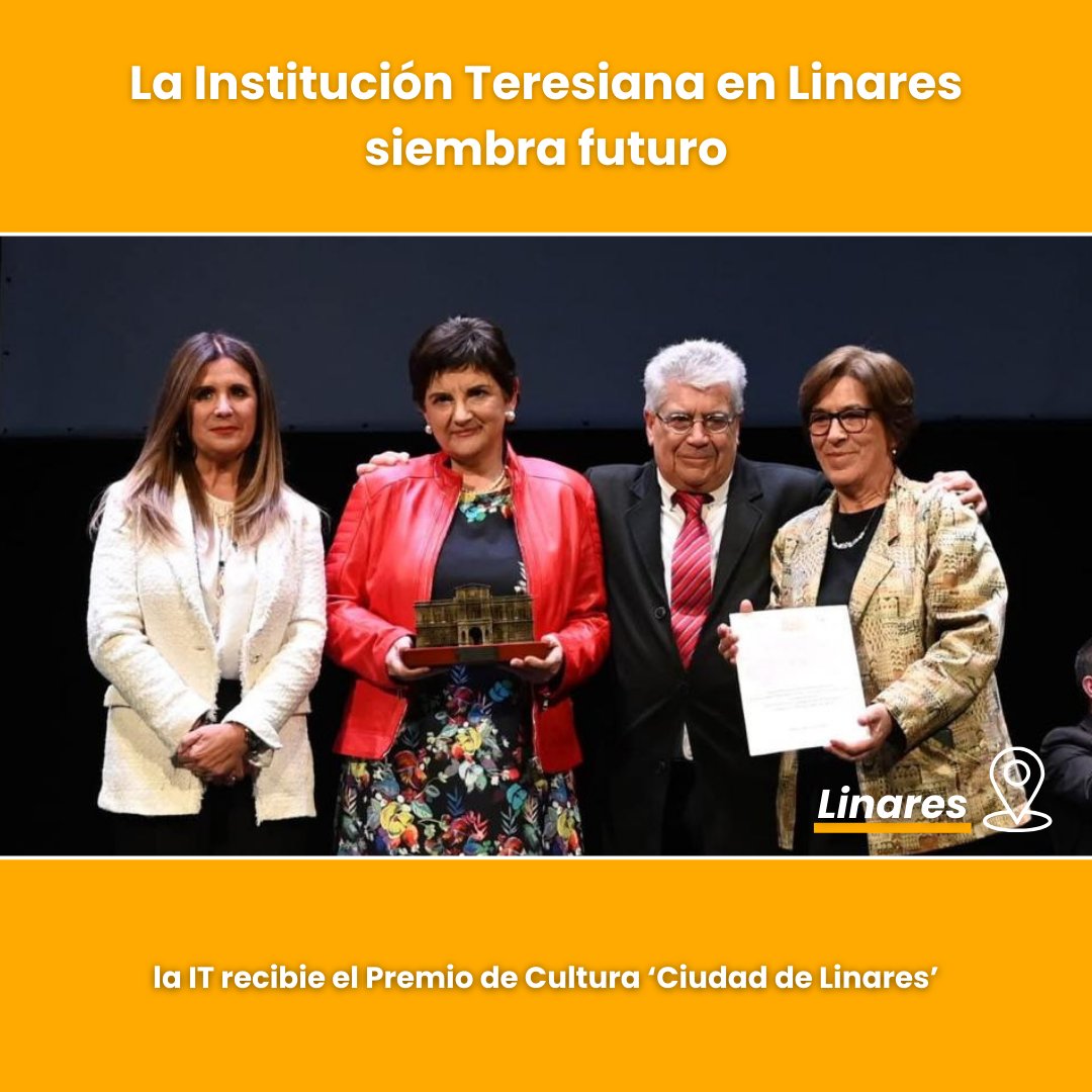 ites_esp's tweet photo. 📰“Donde siembra la Institución siempre florece un corazón más libre”, compartió la alcaldesa en el acto de entrega del premio 'Ciudad de Linares', en la categoría de promoción cultural y educativa, en memoria de muchos años de dedicación.

🔗https://t.co/8ra8gn5p73

#ITespaña https://t.co/DnfLIDX5wS