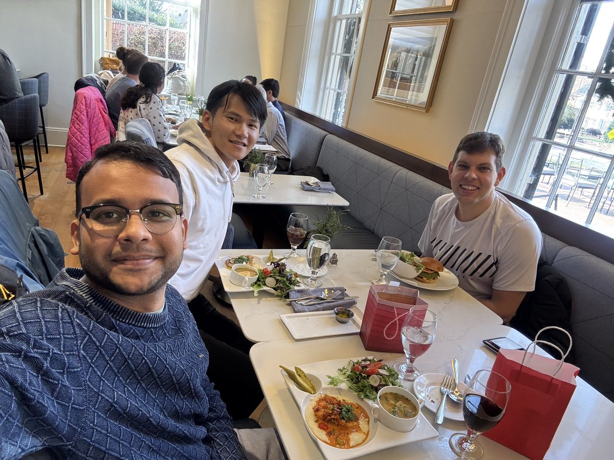 mmiemon's tweet photo. I defended my PhD on October 6, 2025. Yesterday, my professor @gberta227 treated me to a wonderful lunch and surprised me with a thoughtful gift!

I’m truly grateful for the support, guidance, and kindness throughout these years. Feeling excited for what comes next 😊🙏 https://t.co/hK0iyUAA9M