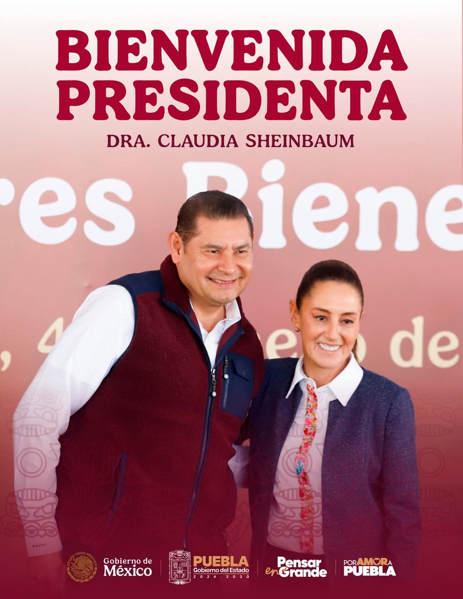 La inauguración del Hospital San Alejandro marca un nuevo capítulo para la salud en Puebla.
La presidenta  <a href="/Claudiashein/">Claudia Sheinbaum Pardo</a>  encabeza este momento que fortalece la atención para miles de familias.

#BienvenidaPresidenta
#PensarEnGrande #PorAmorAPuebla