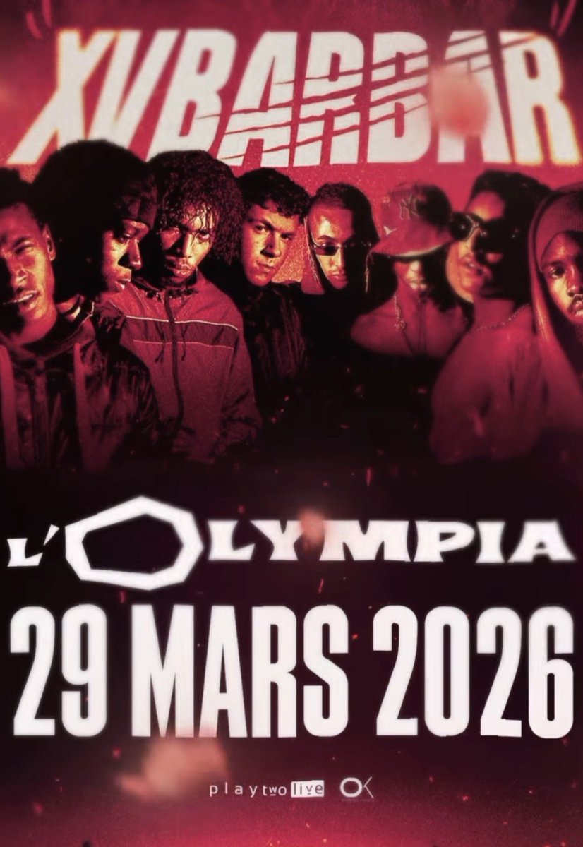 Kulturlesite_'s tweet image. 🚨 XV BARBAR annonce une DATE de CONCERT à L’OLYMPIA !!

🗓️ 29 MARS 2026