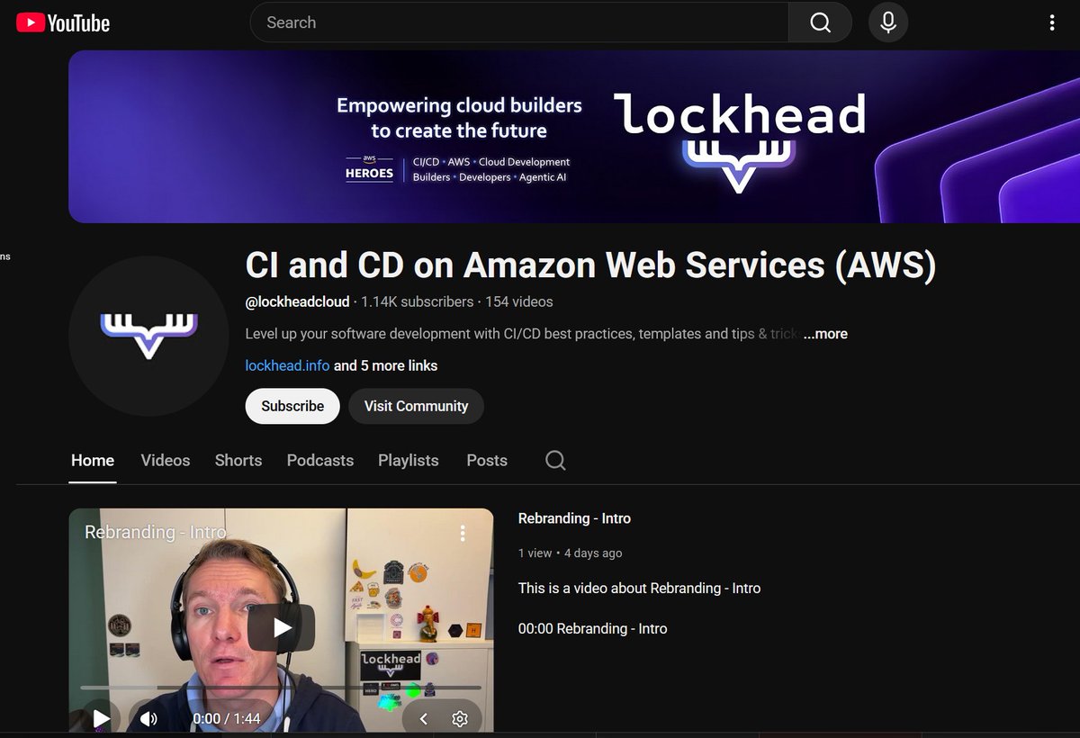 infosec_coder's tweet image. 🪄  🚨  AWS Hero   - @Lockhead  🚨  🪄
#aws #infosec #linux #webdev #devops #devsecops

🛠️  A DevOps enthusiasts and a builder by heart. 🛠️  
Software development, cloud computing, and DevOps practices.

💥  Website: lockhead.info 💥
YouTube: youtube.com/_lockheadcloud