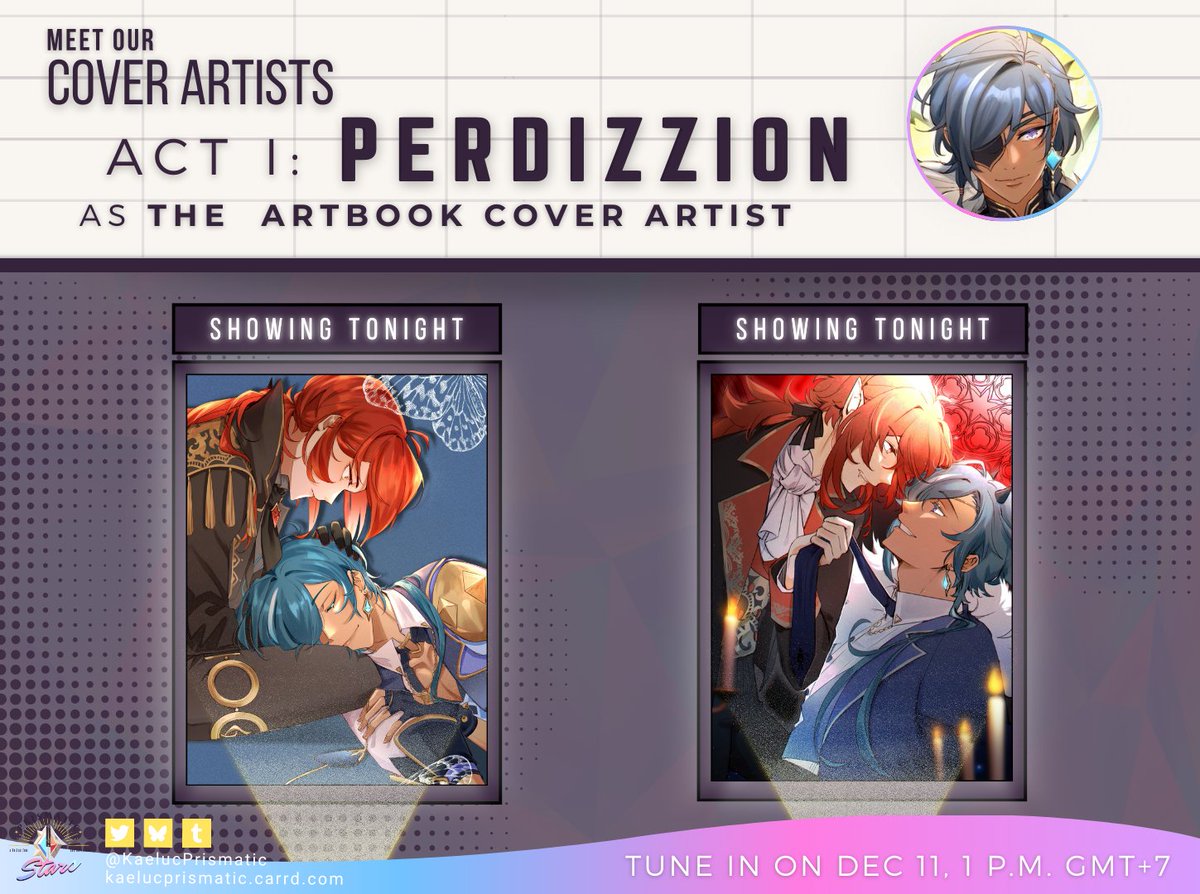 53 days to our grand #kaeluc premiere night, it's time to meet our cover artists 👀

Starting with a creator who breathes color into everything she touches, our Artbook's cover artist: Perdizzion! 

Tune in to her stream on Dec 11, 1 P.M. GMT+7 to witness it come to life 🤩