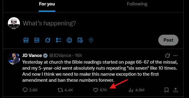 Avatar0O0O's tweet photo. @JDVance its a sign https://t.co/PwOpaLLojY