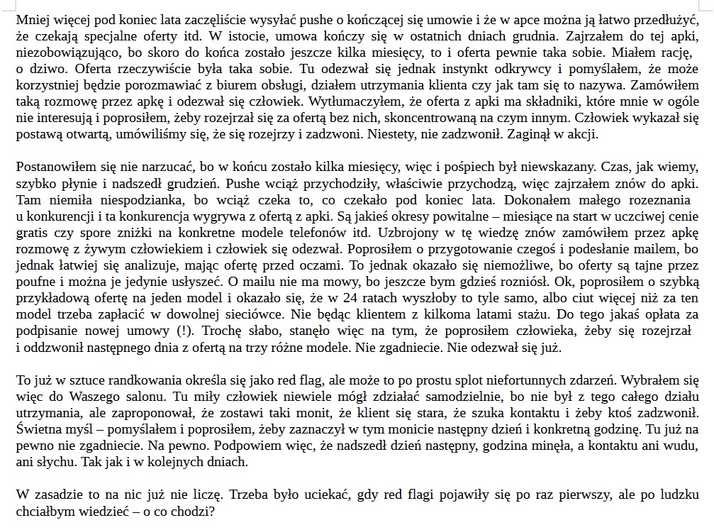 grzedzinski's tweet image. Hej, @TMobilePolska, mamy problem😢
Dlaczego Wy własnych klientów tak nie lubicie?
Dlaczego tych swoich żywicieli jak zło konieczne traktujecie?
💌Napisałem do Was list, jak się pisze do Świętego Mikołaja. Mikołaj tym najgrzeczniejszym dzieciom odpowiada🎅