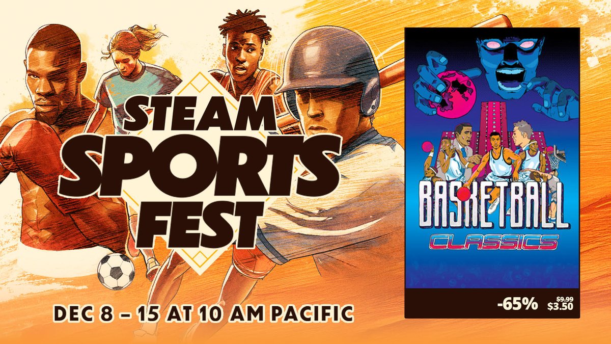 PlayAcclaim's tweet image. Happy @Steam SPORTS FEST : store.steampowered.com/app/819630/Bas…