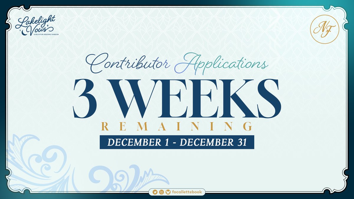 Lakelight Vows: A Neuvifuri Wedding Fanbook 💍🤍💧 tweet media