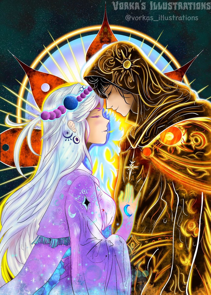 Vorkas_Visuals's tweet photo. Luna🌙 &amp; Sol ☀️
#artwork https://t.co/Ys6dtLcO4v