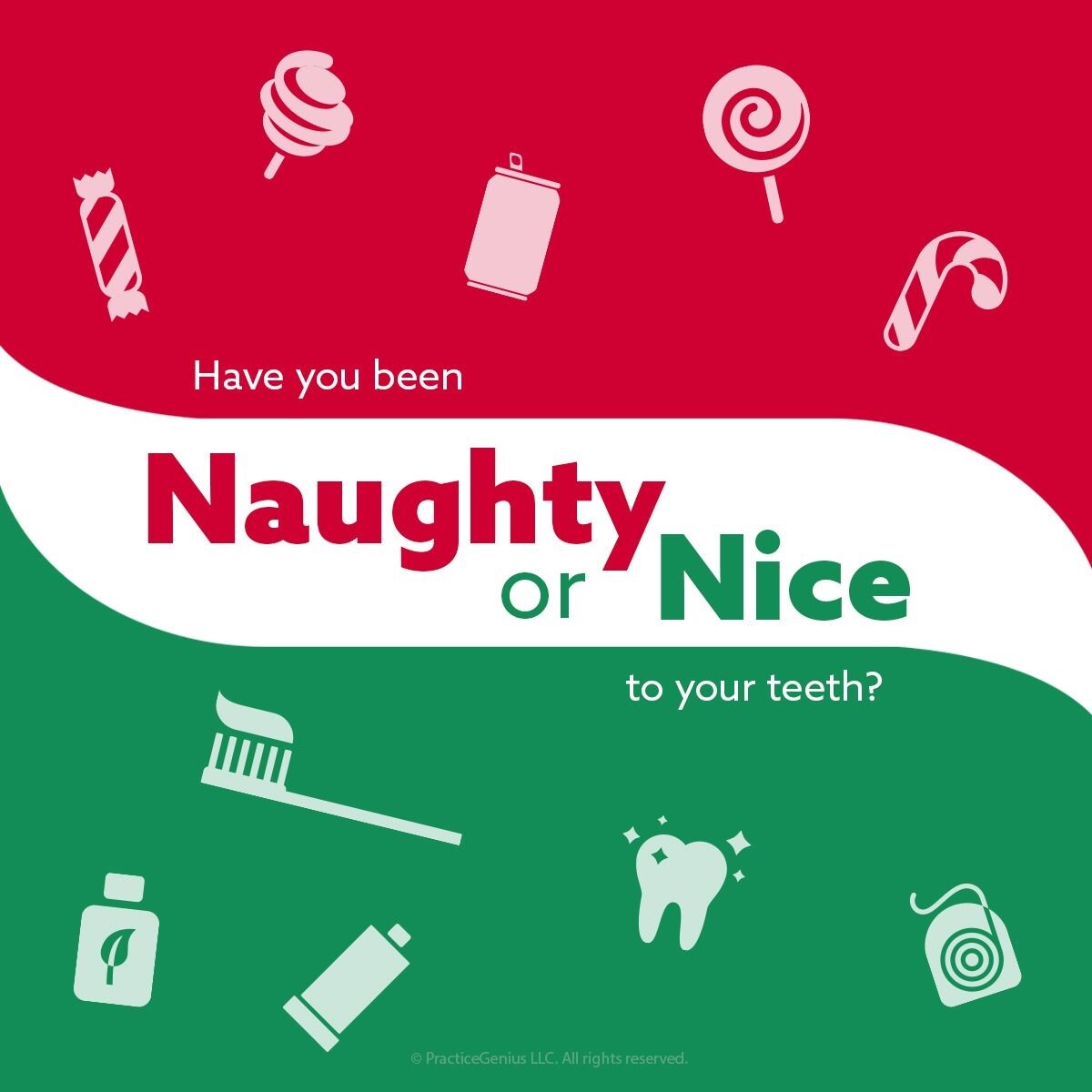 DeltaSmiles's tweet image. Have you been Naughty or Nice to Your Teeth?