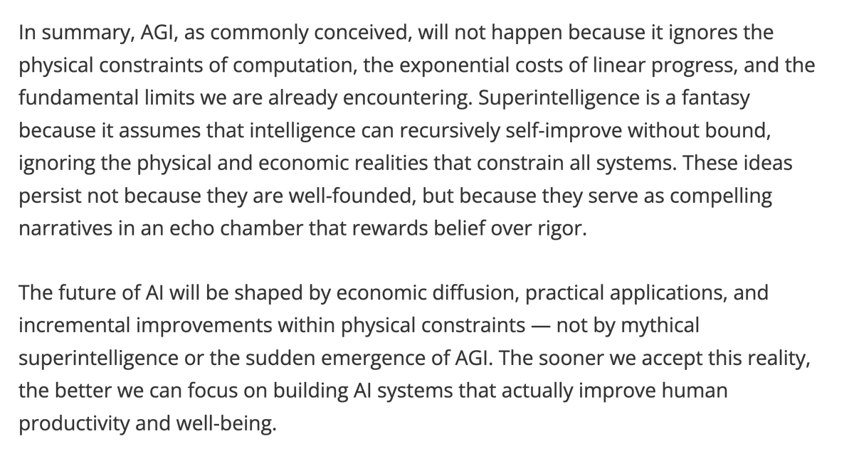 失望的。
這一切都與「通用人工智慧」(AGI)無關,後者指的是「能夠在新的認知問題上達到人類高水準的人工智慧」。從經濟角度來看,追求通用人工智慧是有意義的,但從演算法角度來看,它是否真的可行尚不清楚。你或許應該去討論明斯基所提出的多層感知器