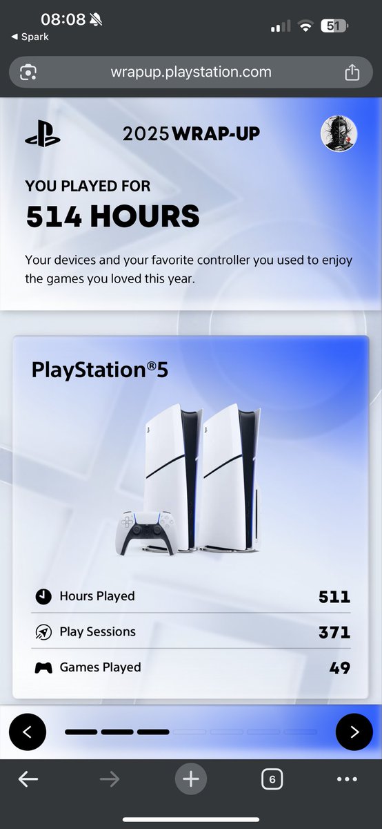 dharlequin's tweet photo. Here’s my #PlaystationWrapped, feel free to send me a friend invite 😊 https://t.co/6xJKXnHUHa