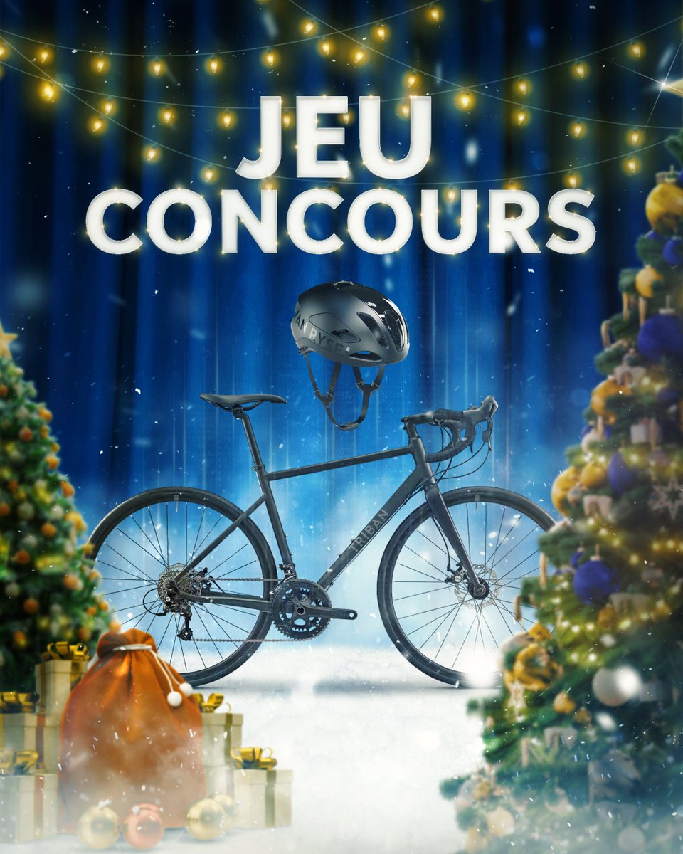 𝐉𝐄𝐔 𝐂𝐎𝐍𝐂𝐎𝐔𝐑𝐒 𝐃𝐄 𝐍𝐎𝐄̈𝐋 
Le compte à rebours des fêtes continue sur #EDFSport 
Tentez de remporter un vélo de route et un casque pour vos prochaines aventures

Pour participer :
- Suivez le compte <a href="/EDF_Sport/">EDF Sport</a> 
- RT ce tweet
TAS : 22/12
*Photos non contractuelles