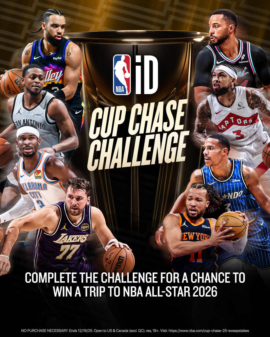 The chase is ON! 

As you get ready for the final rounds in Las Vegas, use your free NBA ID to start the @emirates NBA Cup Challenge today! Vote, watch, play, earn exclusive rewards, and be entered for a chance to win a trip to NBA All-Star 2026 in L.A!

Learn more (U.S. &amp;