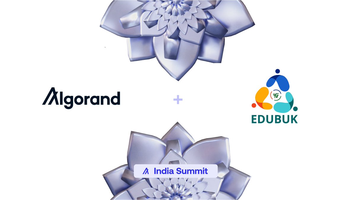 AlgoFoundation's tweet photo. .@edubuktrust has launched India’s first blockchain-verified CV platform and partnered with ProofMint to bring verifiable credentials directly into the hiring process, reducing fraud and speeding up placement. https://t.co/MmbkKP71EG