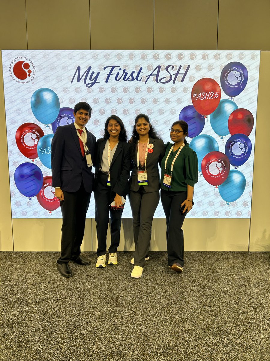 RenuB369's tweet photo. #ASH2025 has been a truly wonderful experience, learnt advancements in hematology, along with opportunity to meet renowned Hematologists and Colleagues, oral and poster presentation.
#ASH2025 #ASHtrainees https://t.co/VMFoRPIb2r