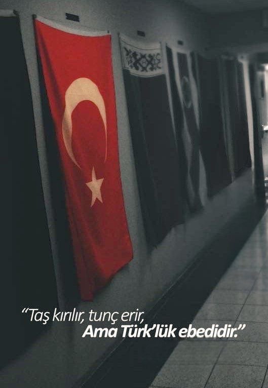 Taş kırılır, Tunç erir ama Türklük ebedidir.