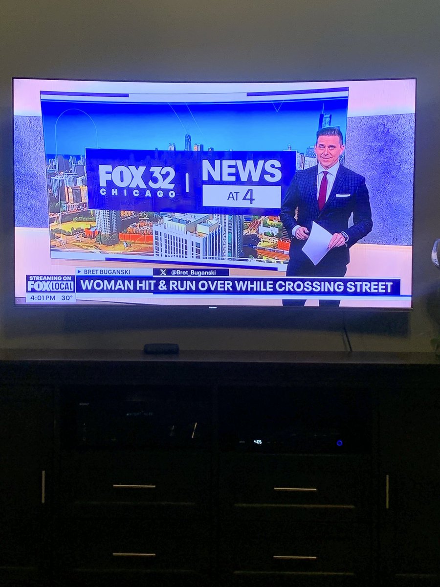 Valoramiller's tweet photo. Watching the news since @Bret_Buganski is on the tv now in Chicago! https://t.co/gcLkCzux4x