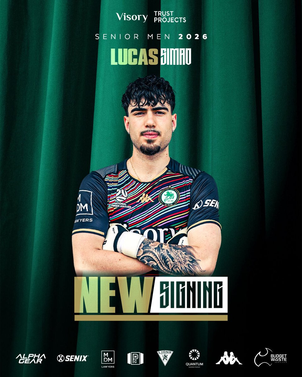 Simao signs ✍️ 

Green Gully is delighted to announce the arrival of promising young goalkeeper Lucas Simao from Western United.