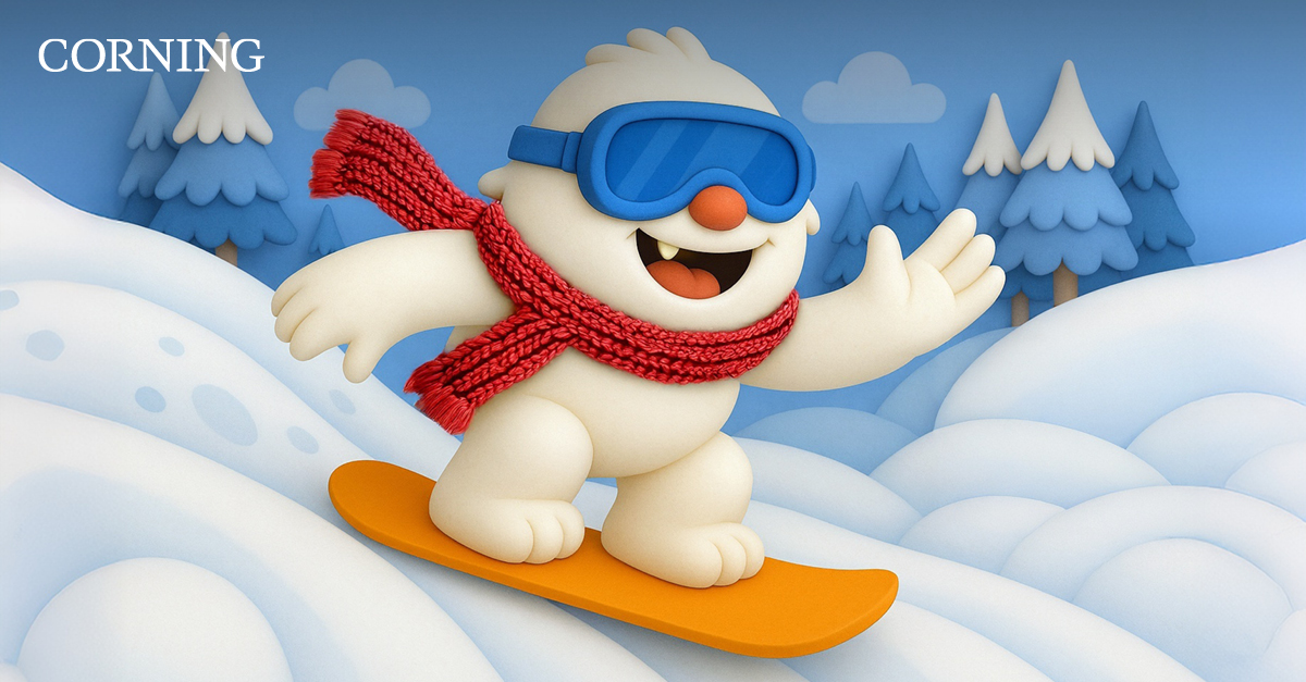 CorningOpComm's tweet photo. When out in the server room there rose such a clatter! (Those old space constraints were the heart of the matter.) But SMF-28® Contour fiber is here for the save, even abominable snow beasts behave. Learn more https://t.co/MmGURkJGms https://t.co/RchXomrowl