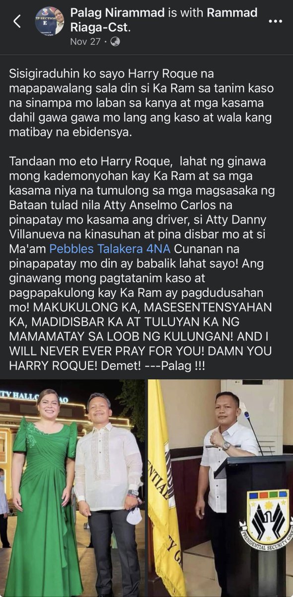 So eto pala ang kwento ni Ramil Madriaga . Yung bagman ni Sara 😏