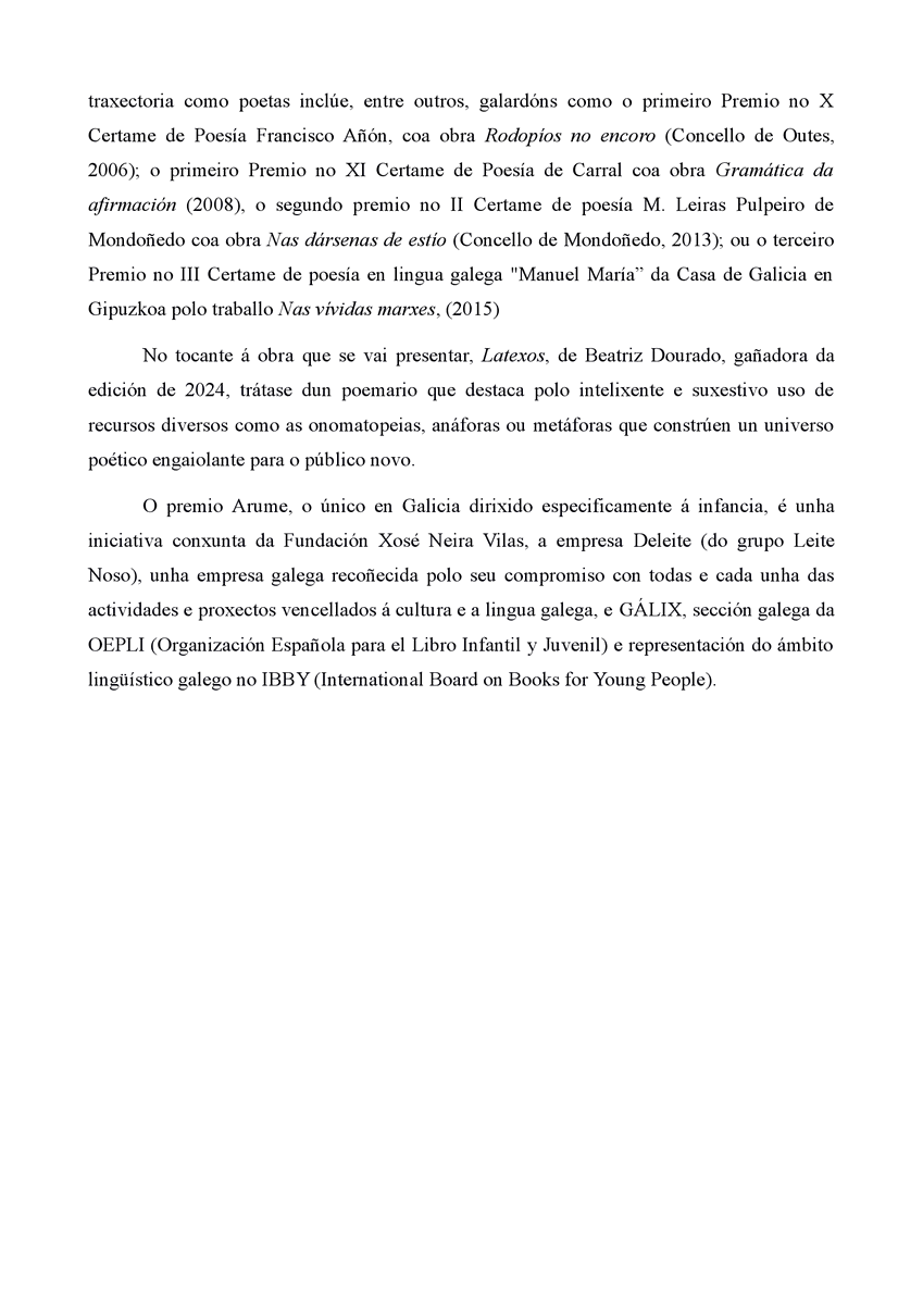 Poemas con alas, de Paulino Peña Álvarez, recibe o Premio Arume de poesía para a infancia: axendacultural.aelg.gal/2025/12/11/poe… <a href="/fxoseneiravilas/">F. XOSE NEIRA VILAS</a>