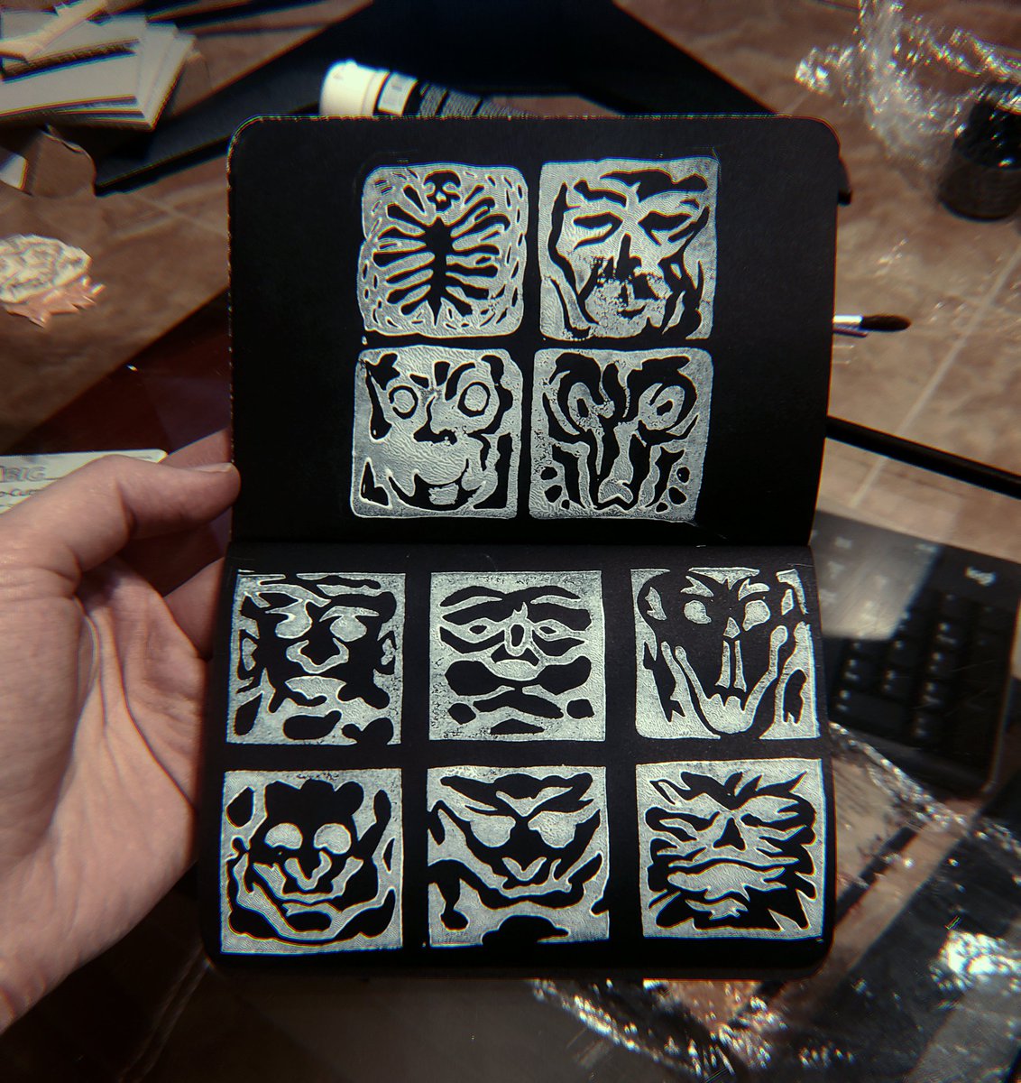 I have many faces
but none of them fit