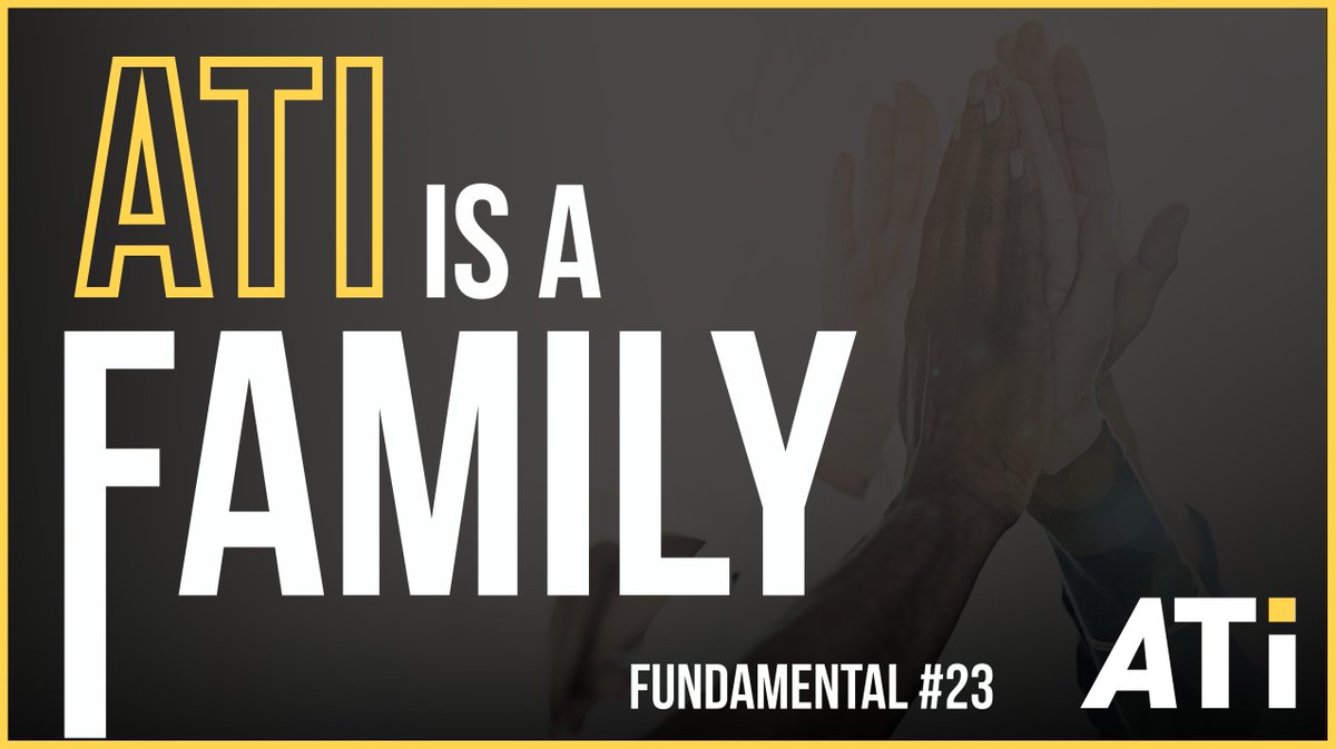 We care deeply about and support one another. This includes our associates, our members, and our partners. Look for meaningful opportunities to create personal connections that make a difference.

#ATIFundamentals #ATIFamily #ShopOwners #ShopTraining
