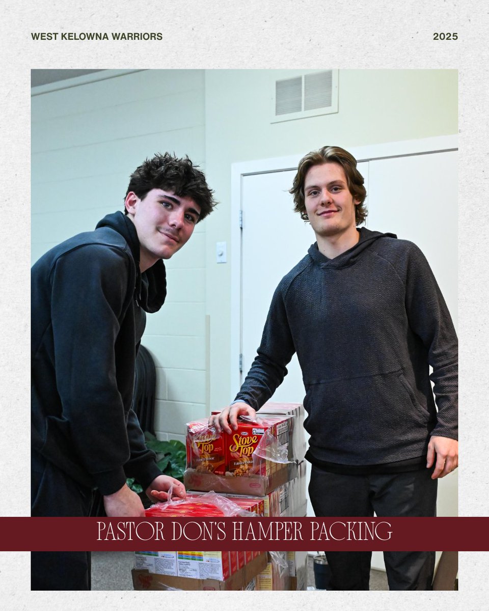 Moments that matter most ❤️
Thank you to Pastor Don for leading another meaningful day of hamper packing with the Warriors!