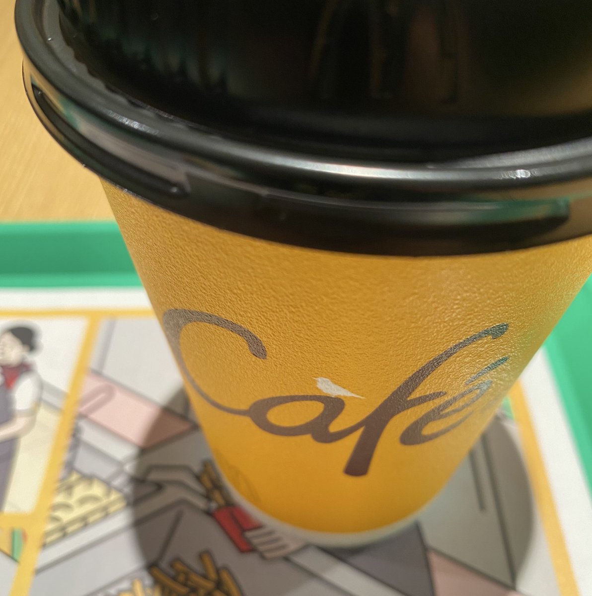 おはようマクド☕️🕊️ 冬休み&中国観光客激減で 朝の電車が快適で