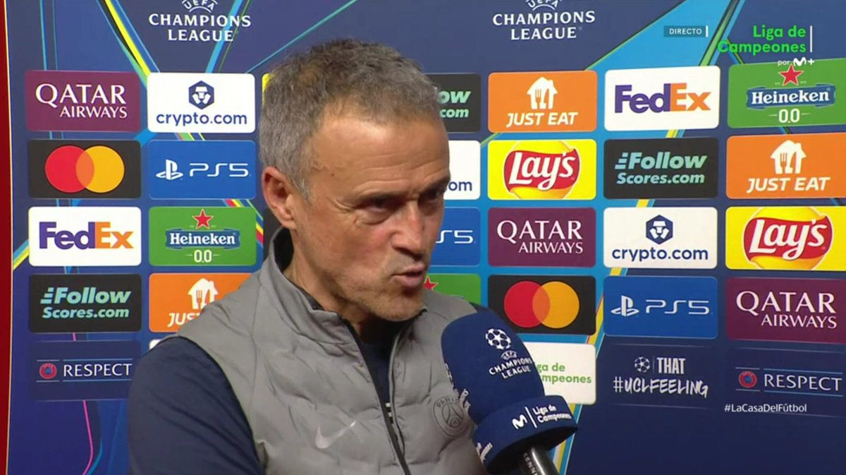 🚨🎙️ Luis Enrique: "Creo que era una fiesta el partido de hoy para el Athletic y su afición. SAN MAMÉS ES UN ESTADIO DIFERENTE. ÚNICO. Representa a la perfección lo que es la historia del Athletic. Les he dicho antes de empezar: "Si salimos despistados, nos pasan por encima".