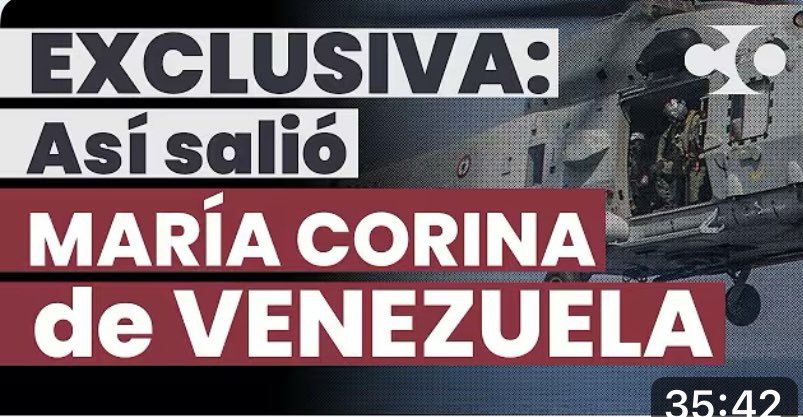 NituPerez's tweet photo. @cocando cuenta👉  https://t.co/3FxtNOKnEZ  la “operación minuciosamente planificada por semanas, con la participación del Pentágono y numeroso activos militares desplegados en el Caribe, incluyendo drones de última tecnología y aviones de combate dirigidos desde el Portaaviones Gerald Ford, como se produjo ayer la exitosa extracción de María Corina Machado de Venezuela, para asistir a la cita del Nobel en la capital de Noruega”.