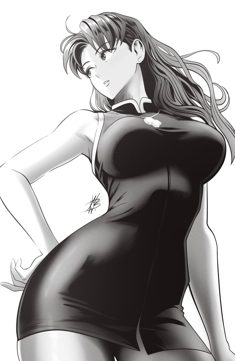 I was requested to draw Misato from Evangelion!