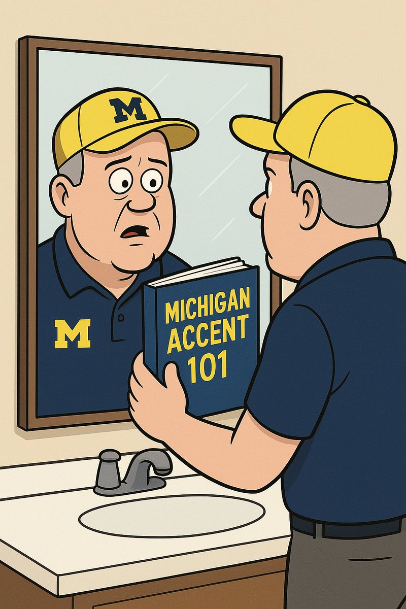 TravisSkol's tweet image. Brian Kelly getting ready to apply for Michigan Head Coach