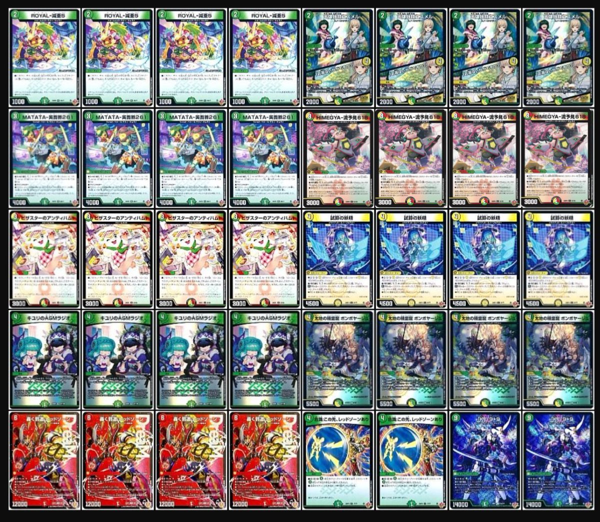 毎日デッキ投稿539日目】 ちょっと変わったレッドゾーンデッキ( ＾ω