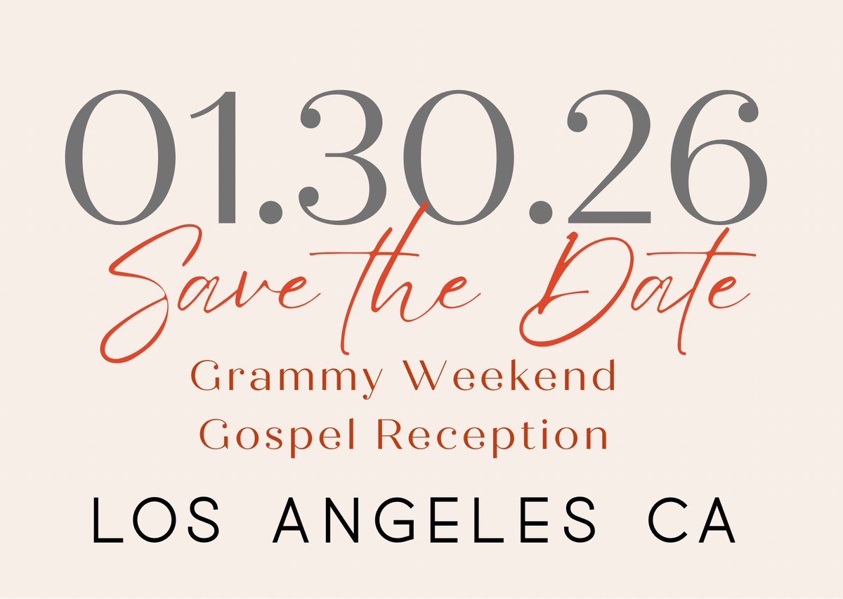 GRAMMY WEEKEND GOSPEL RECEPTION: Los Angeles Ca 
- 01/30/2026
- Gospel Industry Event 
#BelieveRadio #Gospel #GrammyWeekendGospelReception