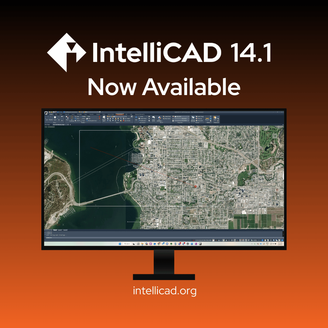 IntelliCAD 14.1 is released.

This update adds geospatial PDF export, Azure Maps GEO support, a new Test Block window, BIM and DGN enhancements, and updates to LISP, IcARX, and .NET.

Press release: hubs.li/Q03XMvBt0

#IntelliCAD #CADdevelopment #DWG #CAD #BIM #DGN #LISP
