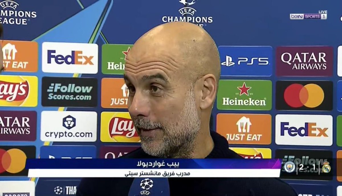 🚨🚨🚨🚨🚨 بيب غوارديولا عن ضربة الجزاء: 

" لقد كانت ضربة جزاء واضحة تمامًا، إذا تم احتساب تلك ضربة جزاء لـ ليفربول ضد إنتر بالأمس فهذه أيضًا ضربة جزاء 😅

<a href="/TrendEPL/">الدوري الإنجليزي™</a>