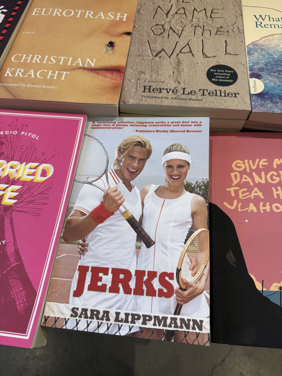 still haven’t seen ‘em yet but apparently the jerks are getting around (spotted by my cousin <a href="/Center4Fiction/">The Center for Fiction</a> ) 👀