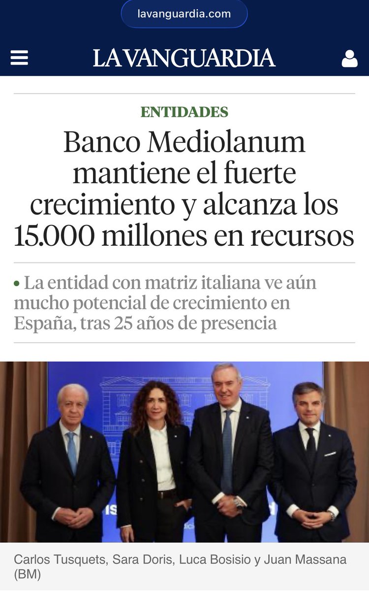 simonemartini72's tweet photo. Banco Mediolanum, mantiene el fuerte crecimiento en España. Los recursos totales, tanto gestionados como administrados, alcanzaron a cierre del tercer trimestre los 14.843 millones de euros, un 22% más que en el mismo periodo del año anterior.
#bancos
#investing
#markets https://t.co/Ik8W0Lm4GZ
