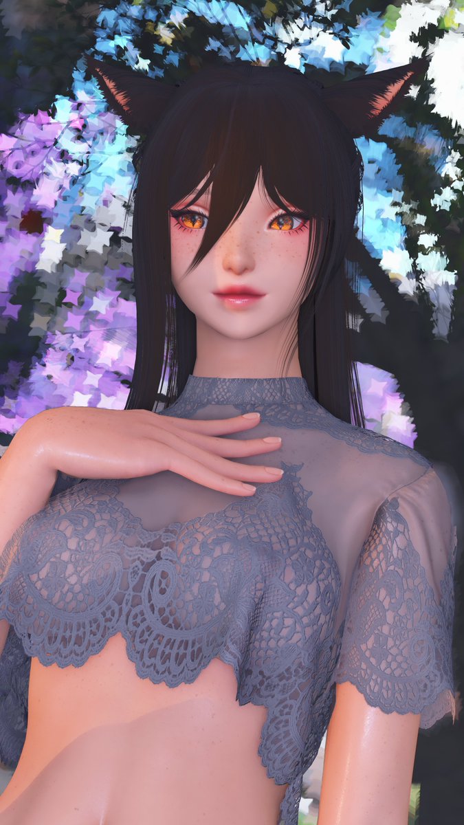 Here's one more cute miqo on your feed 😚🧡