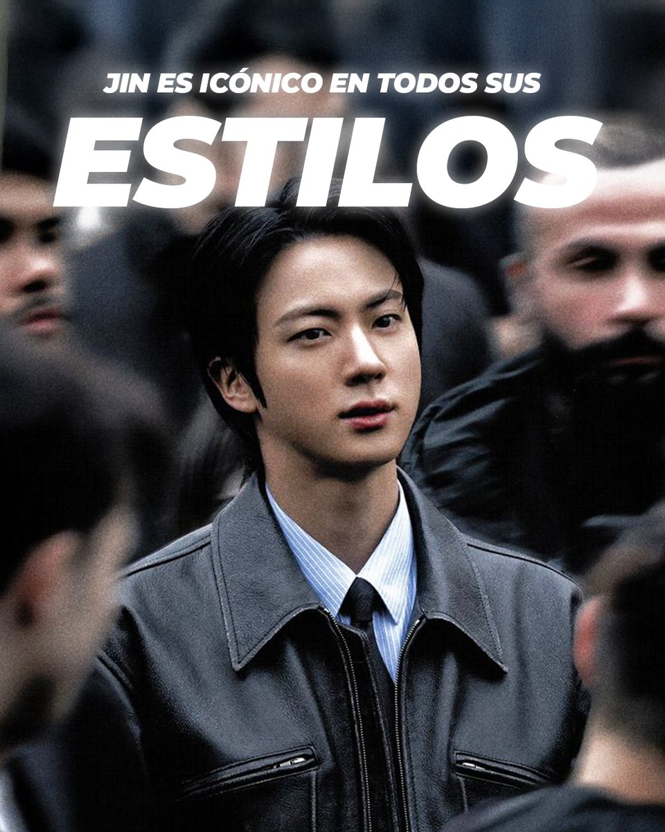 Cinepolis's tweet photo. No importa la era, el look o el mood, Jin siempre es perfecto. 💫 #BTS https://t.co/d9FamMKefF