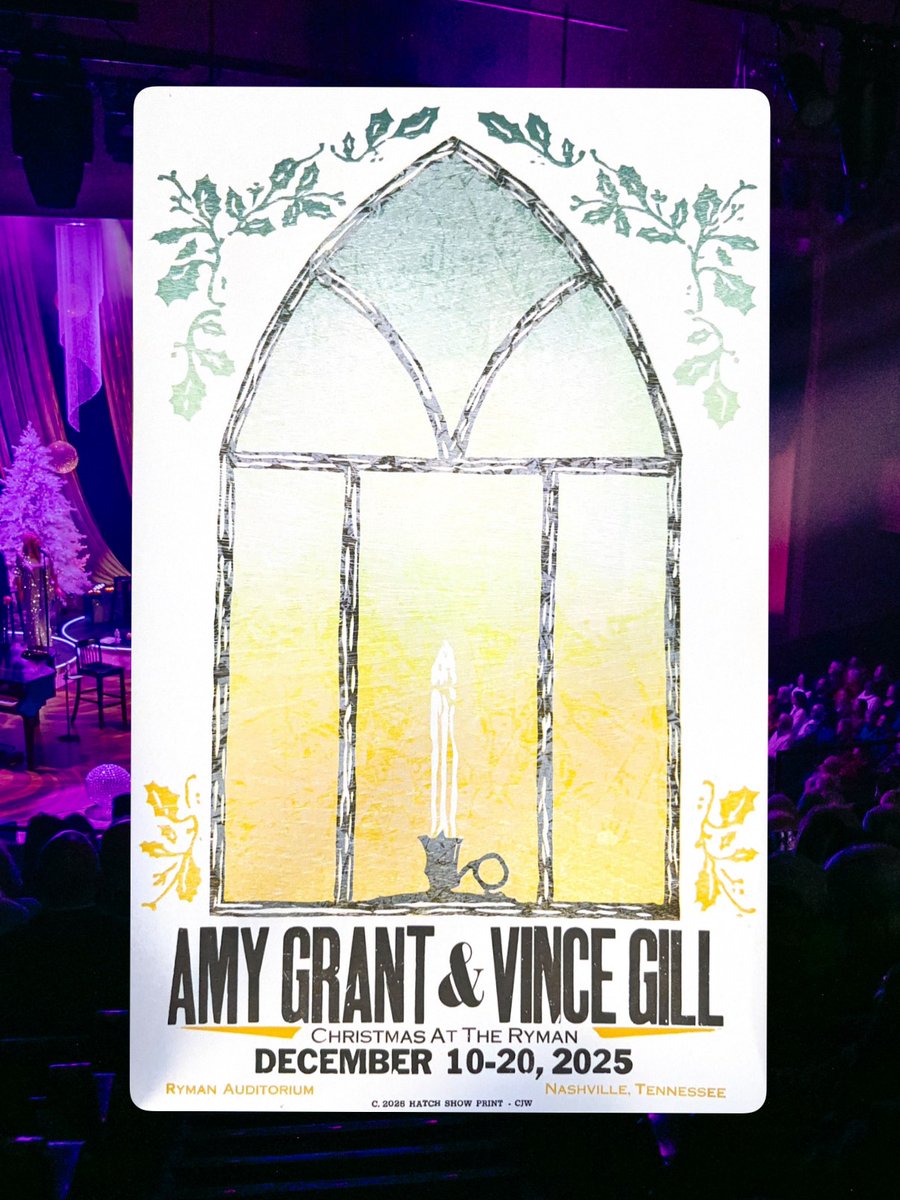 VGcom's tweet image. ’Tis the season! Year 15 of @amygrant and Vince Gill’s Christmas at @TheRyman starts tonight!