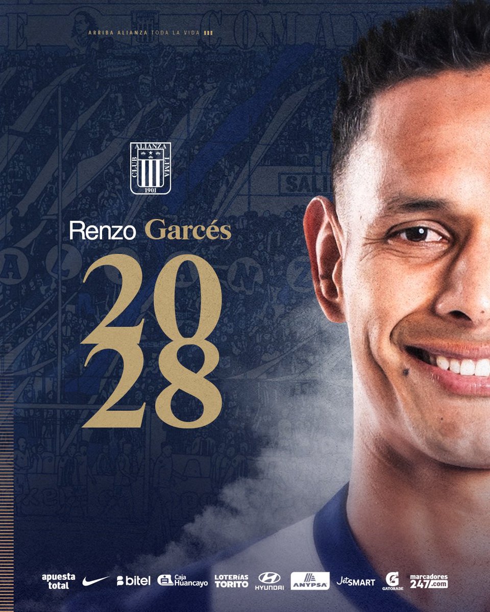 ClubALoficial's tweet photo. 𝐑𝐞𝐧𝐳𝐨 𝐆𝐚𝐫𝐜𝐞́𝐬 𝐫𝐞𝐧𝐮𝐞𝐯𝐚 𝐬𝐮 𝐡𝐢𝐬𝐭𝐨𝐫𝐢𝐚 𝐜𝐨𝐧 𝐥𝐚 𝐛𝐥𝐚𝐧𝐪𝐮𝐢𝐚𝐳𝐮𝐥. 💙👏🏾

¡Vamos con todo! 💪🏾

#ConAlianzaSiempre https://t.co/vxM5s6qijG