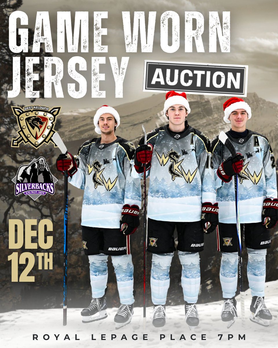 Game-Worn Jersey Auction ❄️ Dec 12 
Exclusive, one-of-a-kind Warriors jerseys available in-arena only.
Auction closes at the 10-minute mark of the 3rd!
Get your game tickets: happsnow.com/team/West-Kelo…